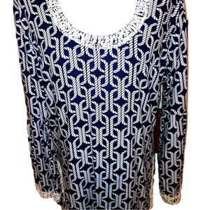 Gorgeous Beaded Embellished Tunic M